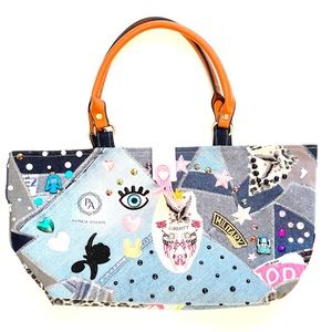 Tote Bag Designer with Patches and more by Patricia Adelson